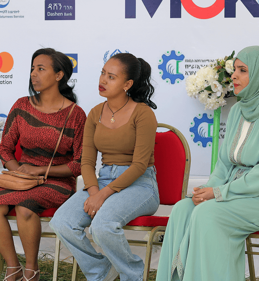 Africa's Leading Investor in Displacement-affected Communities Entrepreneurs showcasing their businesses at Inkomoko investment program